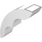 Ekena Millwork 5-in. W x 14-in. D x 18-in. H Ozark Architectural Grade PVC Knee Brace BRCP05X14X18OZK - alternate 4